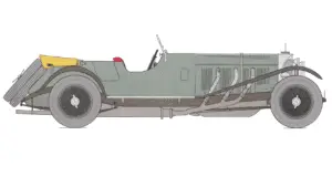 Mercedes-Benz 36-220s, 1908 from category Early Vehicles, Vintage Cars expanded. No text.