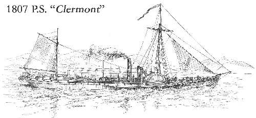 Paddle Steamer Clermont 1807
