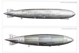 Zeppelin Lz10 ‘schwaben’, 1911 & Schutte-lanz Sl1, 1911 – Hugh Evelyn 