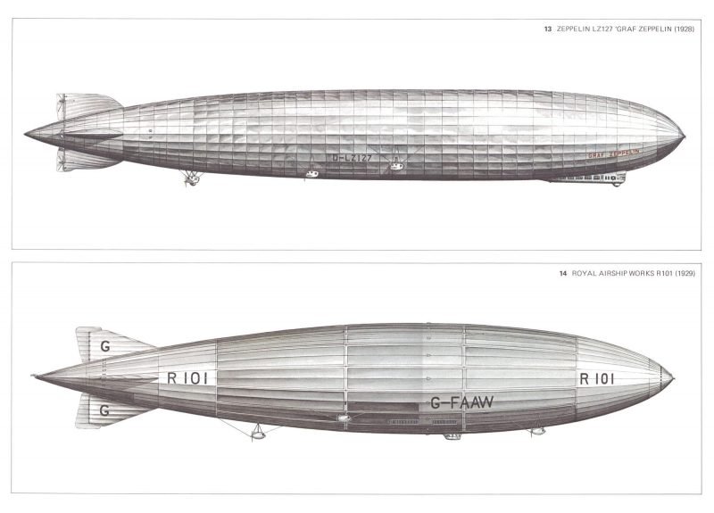 bj 09 zeppelin lz127 1928 and royal airship r101 1929