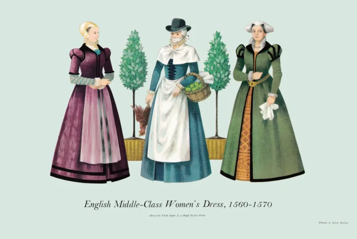 ASI 06 1560-1570 English Middle-Class Women's Dress
