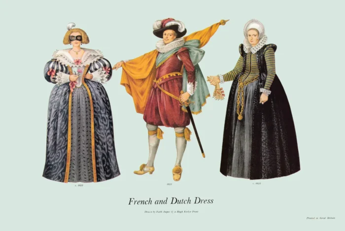 ASI 14 1621-1625 French and Dutch Dress