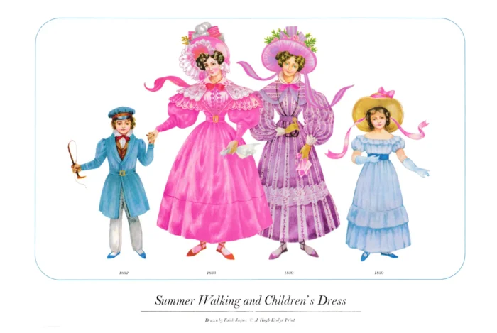 ASIII 06 1830-1833 Summer Walking and Children's Dress