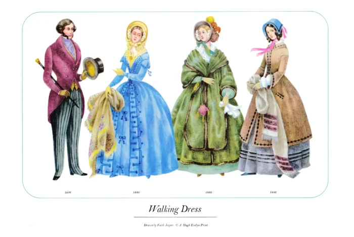 ASIII 09 1840-1846 Walking Dresss