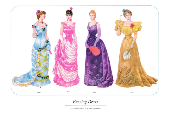 ASIII 19 1880-1894 Evening Dress