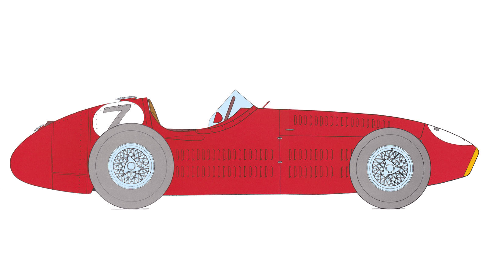 Maserati 250F, 1957 from category Early Vehicles, Historic Racing Cars. Expanded, no text.