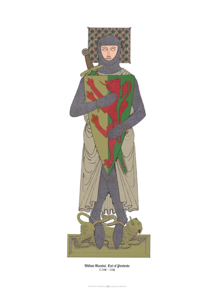 William Marshal, 1st Earl of Pembroke, 1147-1219 from category Mediæval Knights as product image.
