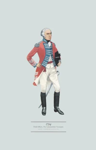 Field Officer, The Leicestershire Yeomanry, 1794 from category Yeoman Regiments as product image.