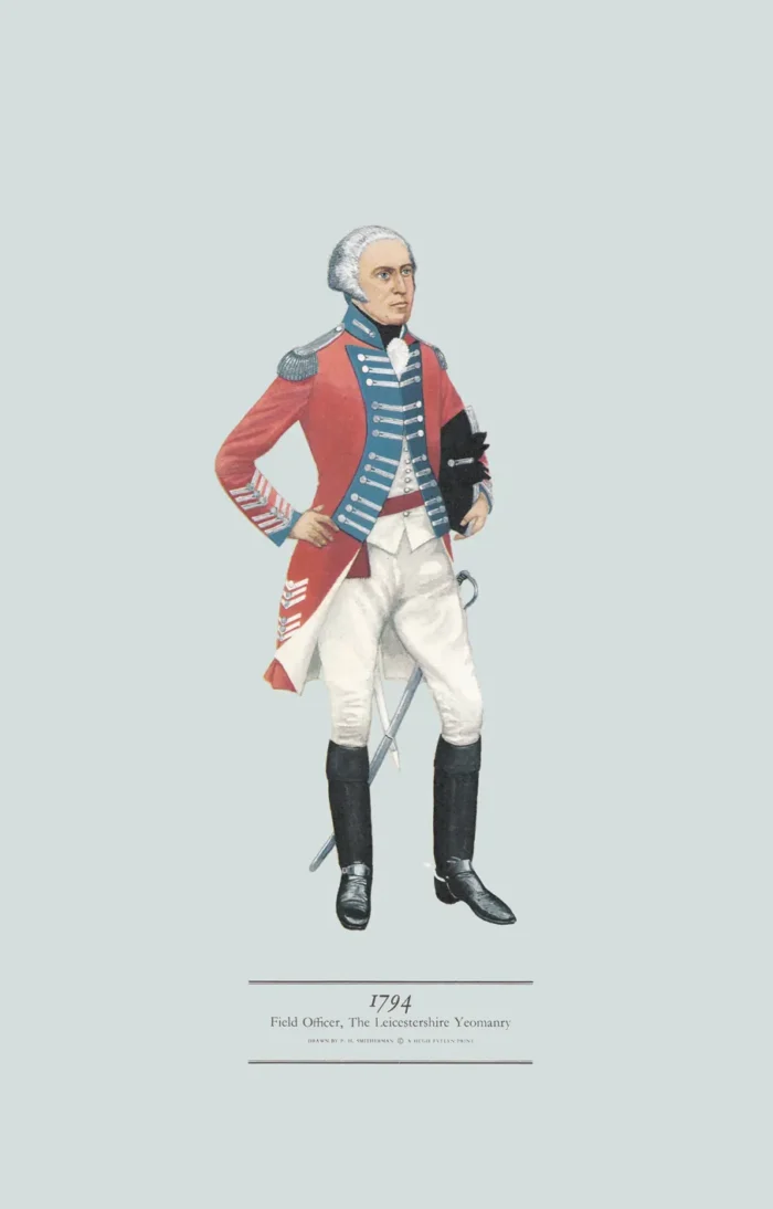 Field Officer, The Leicestershire Yeomanry, 1794 from category Yeoman Regiments as product image.