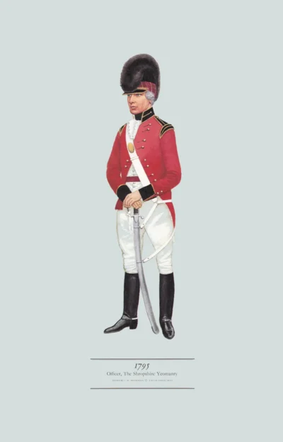 Officer, The Shropshire Yeomanry, 1795 from category Yeoman Regiments as product image.