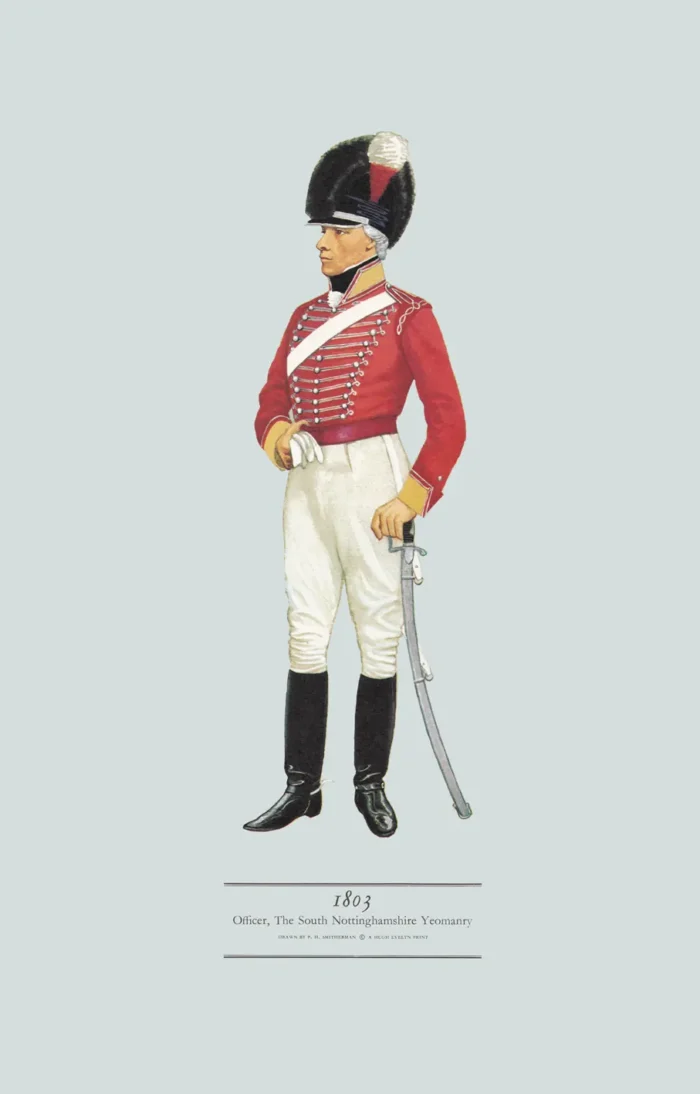 Officer, The South Nottinghamshire Yeomanry, 1803 from category Yeoman Regiments as product image.