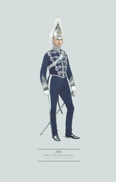 Officer, The Hampshire Carabiniers, 1890 from category Yeoman Regiments as product image.