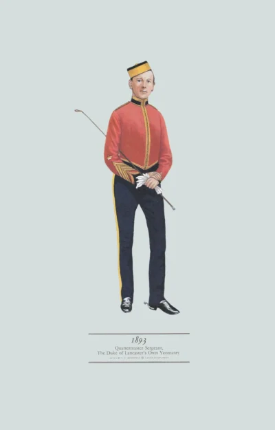 Quartermaster Sergeant, The Duke of Lancaster's Own Yeomanry, 1893 from category Yeoman Regiments as product image.