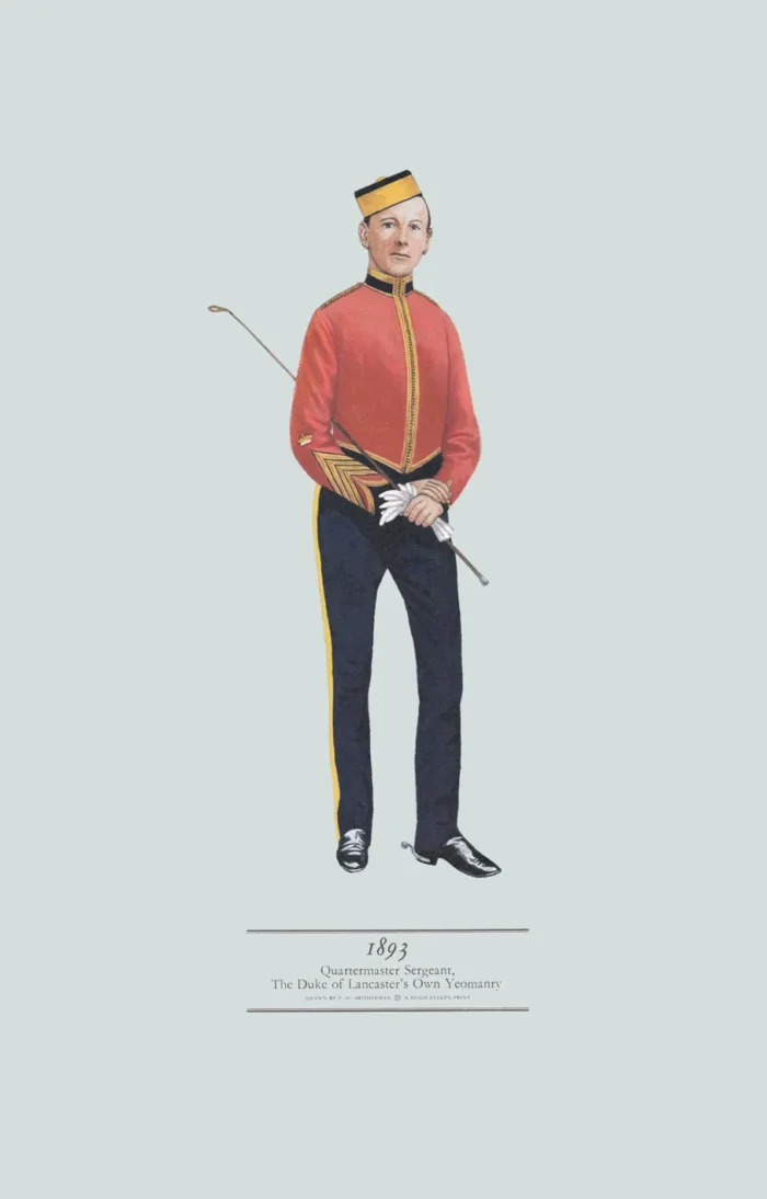 Quartermaster Sergeant, The Duke of Lancaster's Own Yeomanry, 1893 from category Yeoman Regiments as product image.