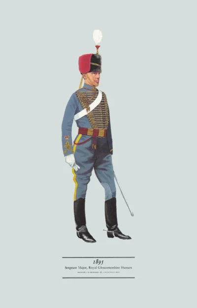 Sergeant Major, Royal Gloucestershire Hussars, 1895 from category Yeoman Regiments as product image.