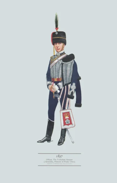 Officer, The Yorkshire Hussars Alexandra, Princess of Wales' Own, 1897 from category Yeoman Regiments as product image.