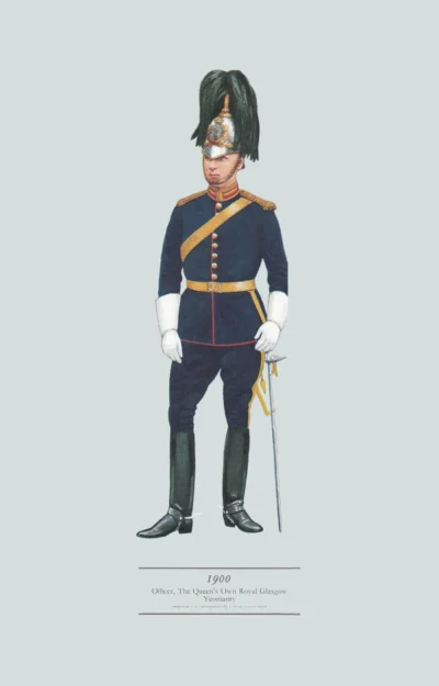 Officer, The Queen's Own Royal Glasgow Yeomanry, 1900 from category Yeoman Regiments as product image.