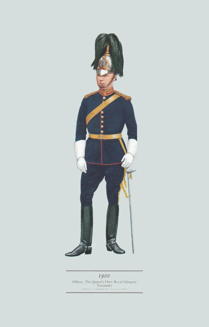 Officer, The Queen's Own Royal Glasgow Yeomanry, 1900 from category Yeoman Regiments as product image.