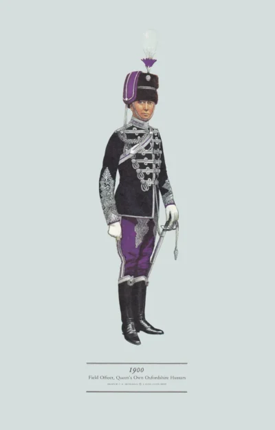 Field Officer, Queen's Own Oxfordshire Hussars, 1900 from category Yeoman Regiments as product image.