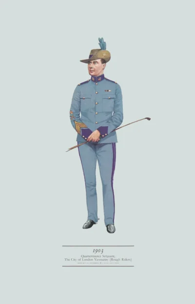 Quartermaster Sergeant, The City of London Yeomanry The Rough Riders, 1903 from category Yeoman Regiments as product image.