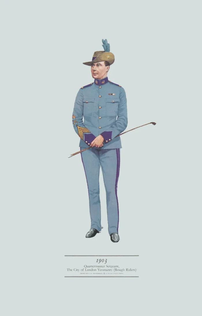 Quartermaster Sergeant, The City of London Yeomanry The Rough Riders, 1903 from category Yeoman Regiments as product image.