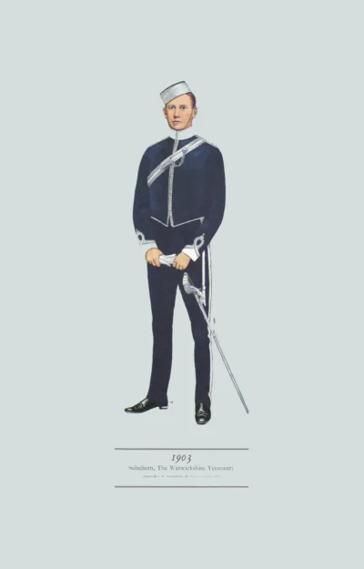 Subaltern, The Warwickshire Yeomanry, 1903 from category Yeoman Regiments as product image.