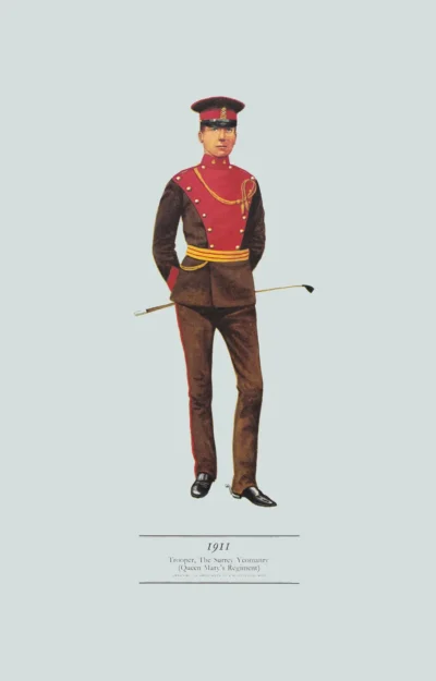 Trooper, The Surrey Yeomanry Queen Mary's Regiment, 1911 from category Yeoman Regiments as product image.