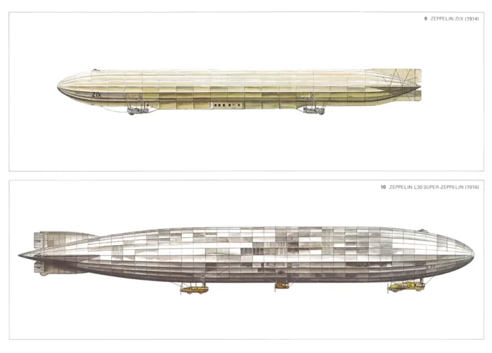 BJ07-9-1914-Zeppelin-ZIX-10-1916-Zeppelin-L30-Super-Zeppelin