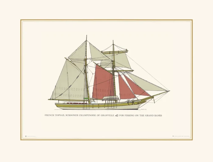 French Schooner Topsail