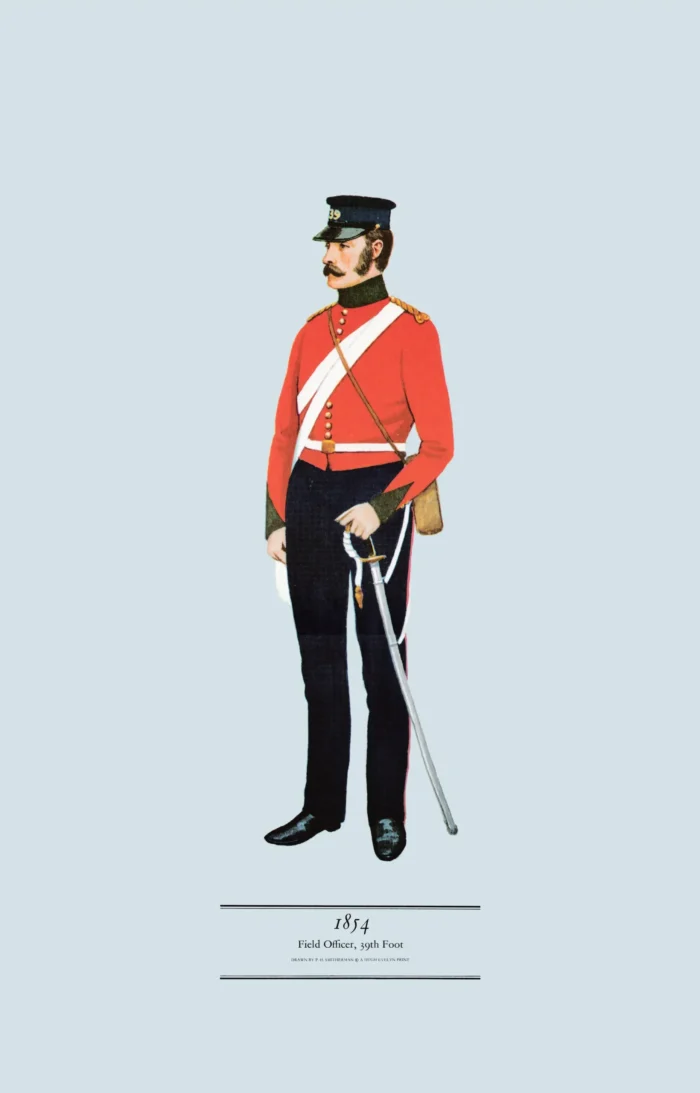 ATIII 02 1854 Field Officer, 39th Foot (The Rifles)