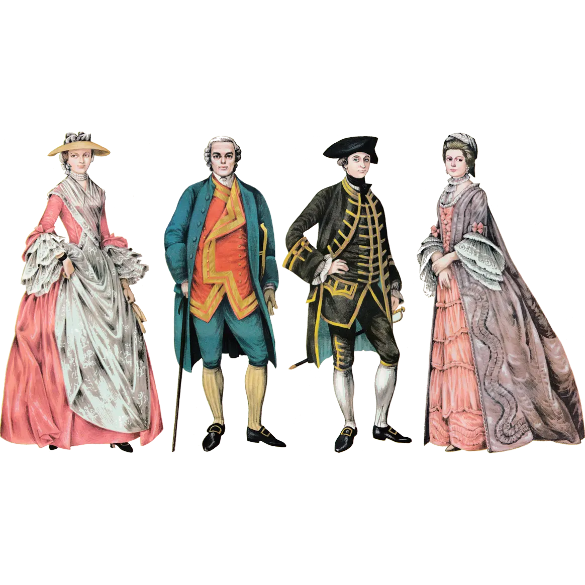 Fashionable Dress, 1760-1768 from category Other Prints, History of Dress, 1660-1800 as expanded image, no text and no background used on Home Page.