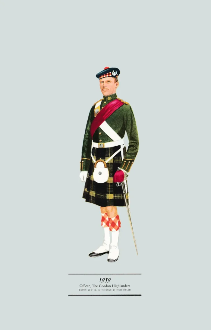 Officer, The Gordon Highlanders, 1959