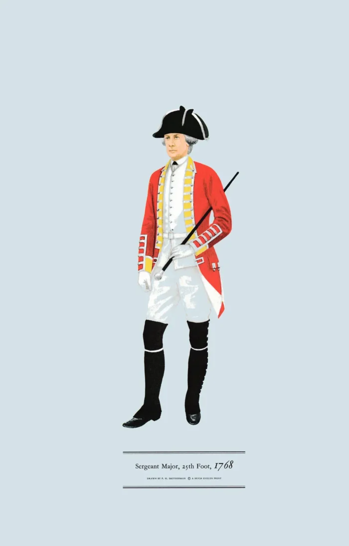 Sergeant Major, 25th Foot, 1768 (King's Own Scottish Borderers)