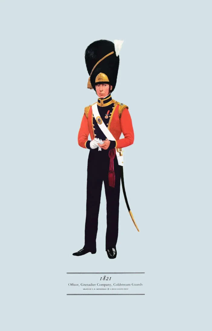 ATII 11 1821 Officer, Grenadier Company, Cooldstream Guards