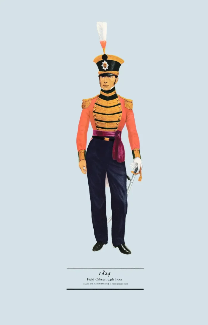 Field Officer, 94th Foot, 1824 (Connaught Rangers)