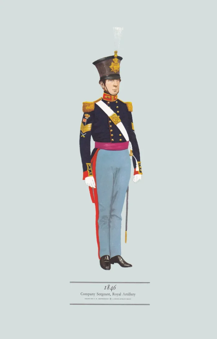 AW08 1846 Company Sergeant, Royal Artillery